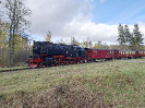99 236 am 29.10.2025 Ausfahrt Drei Annen Hohne nach Nordhausen.