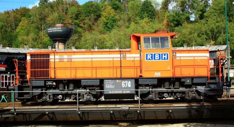 RBH 674 am 22.9.2018 im Eisenbahnmuseum Bochum-Dahlhausen.